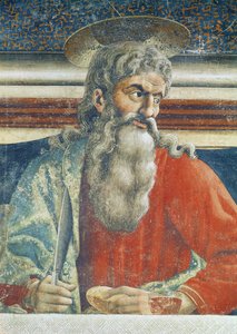 Het Laatste Avondmaal, detail van Sint Andreas, 1447 (detail) door Andrea del Castagno